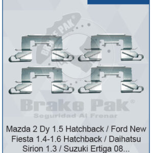 DAIHATSU SIRION / FORD FIESTA NEW / FORD FIESTA / MAZDA 2 / MAZDA 2 / SUZUKI ERTIGA