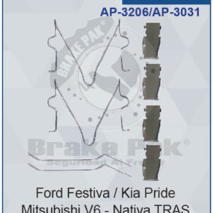 FORD FESTIVA / KIA PRIDE / MITSUBISHI MONTERO / MITSUBISHI MONTERO V6 3500