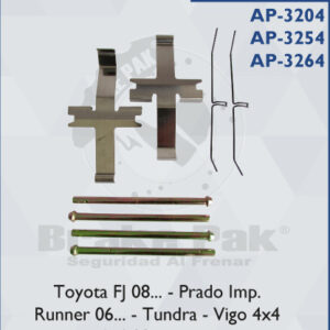 TOYOTA PRADO / TOYOTA TACOMA / TOYOTA HILUX 4X4 / TOYOTA HILUX VIGO 4X4 / TOYOTA RUNNER / TOYOTA TUNDRA / TOYOTA HILUX 4X2 / TOYOTA FJ CRUISER / TOYOTA FORTUNER / TOYOTA SAHARA