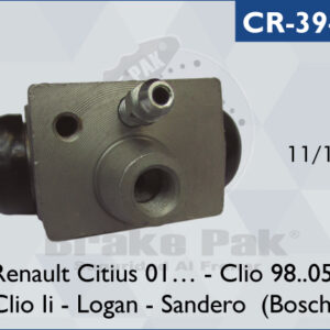 RENAULT LOGAN / RENAULT CLIO FASE I / RENAULT SIMBOL / RENAULT CLIO FASE II / RENAULT SANDERO / RENAULT CITIUS / RENAULT CLIO FASE IV