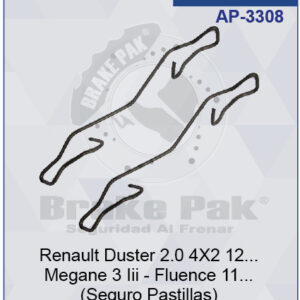 RENAULT DUSTER 1.6 4X4 (AMERICA LATINA) / RENAULT DUSTER 2.0 4X4 (AMERICA LATINA) / RENAULT FLUENCE 2.0 (AMERICA LATINA) / RENAULT MEGANE III / RENAULT CAPTUR 1.6 / RENAULT CAPTUR 2.0