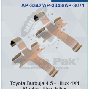 TOYOTA 4RUNNER / TOYOTA CRUISER / TOYOTA HILUX 4X4 / TOYOTA HILUX VIGO 4X4 / TOYOTA MACHO 4.5 / TOYOTA PRADO / TOYOTA BURBUJA